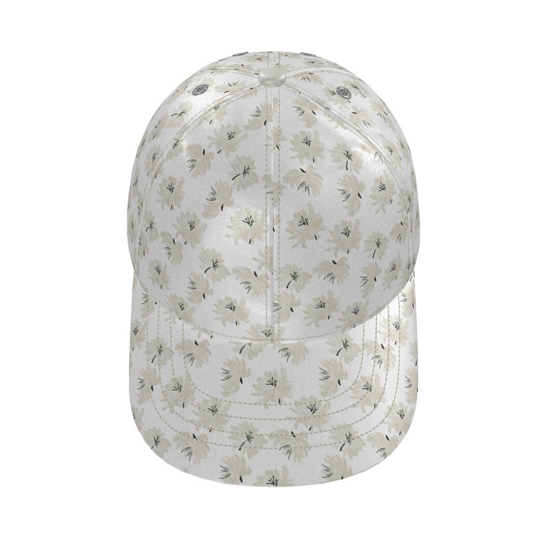 The Uncommon Cap<span>Puff Flower White on Silk or Cotton</span>