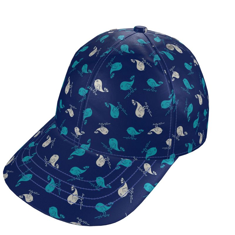 The Uncommon Cap<span>Ashley Bird Blue on Silk or Cotton</span>