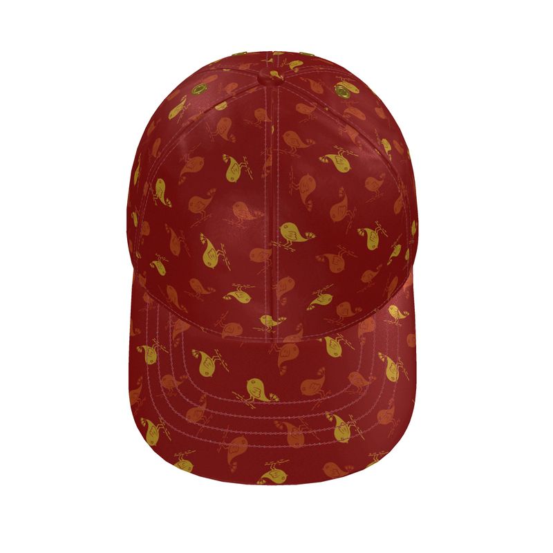 The Uncommon Cap<span>Ashley Bird Red on Silk or Cotton Twill</span>