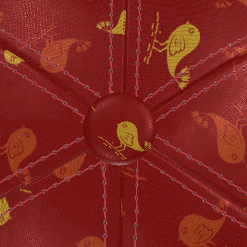 The Uncommon Cap<span>Ashley Bird Red on Silk or Cotton Twill</span>