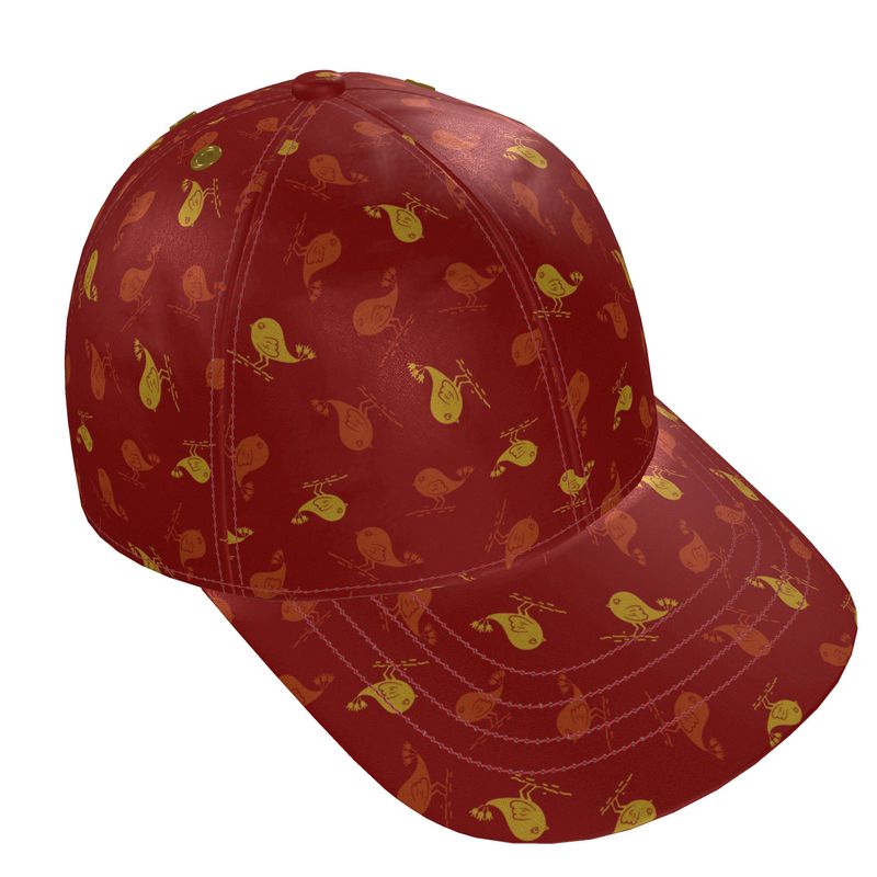 The Uncommon Cap<span>Ashley Bird Red on Silk or Cotton Twill</span>