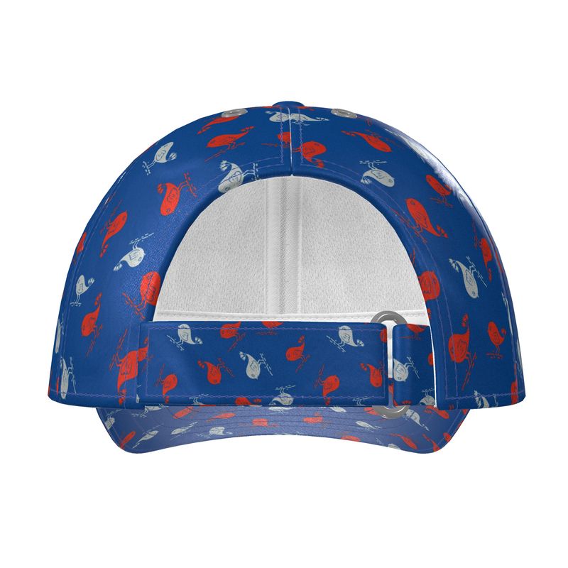 The Uncommon Cap<span>Ashley Bird Red, White & Blue on Silk or Cotton Twill</span>