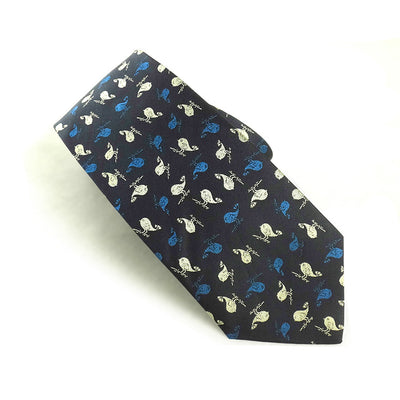 Jacquard Necktie<span>Ashley Bird in Woven Silk</span>