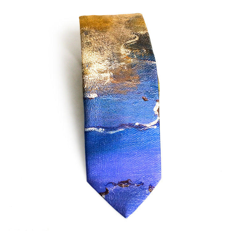 Art Print Necktie<span>Midnight Dream on Silk Twill</span>