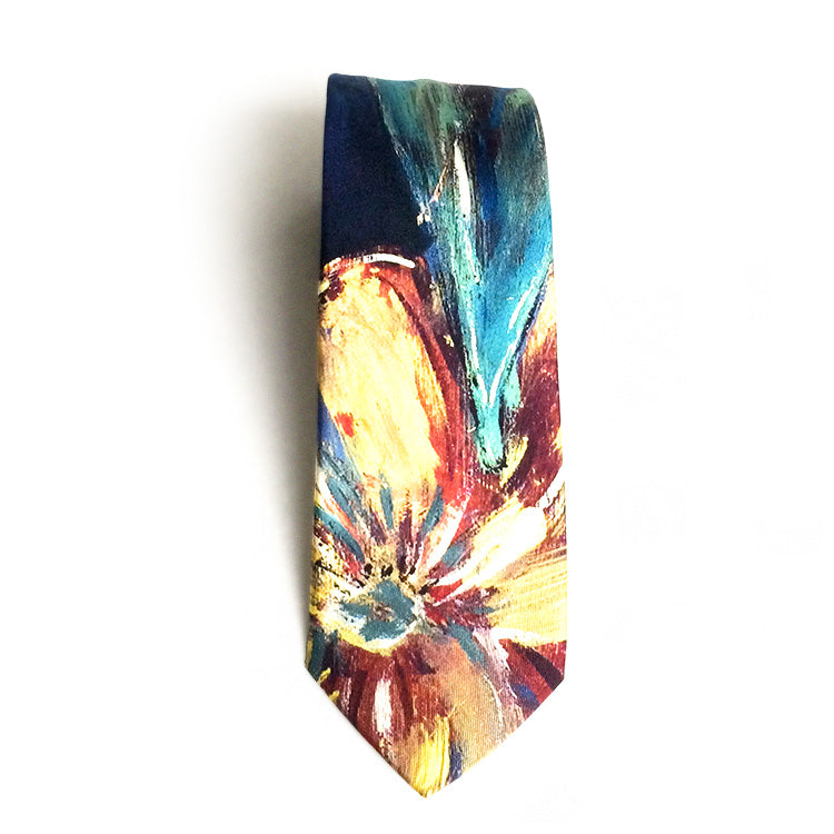 Art Print Necktie<span>Between Dreams Sky on Silk Twill</span>