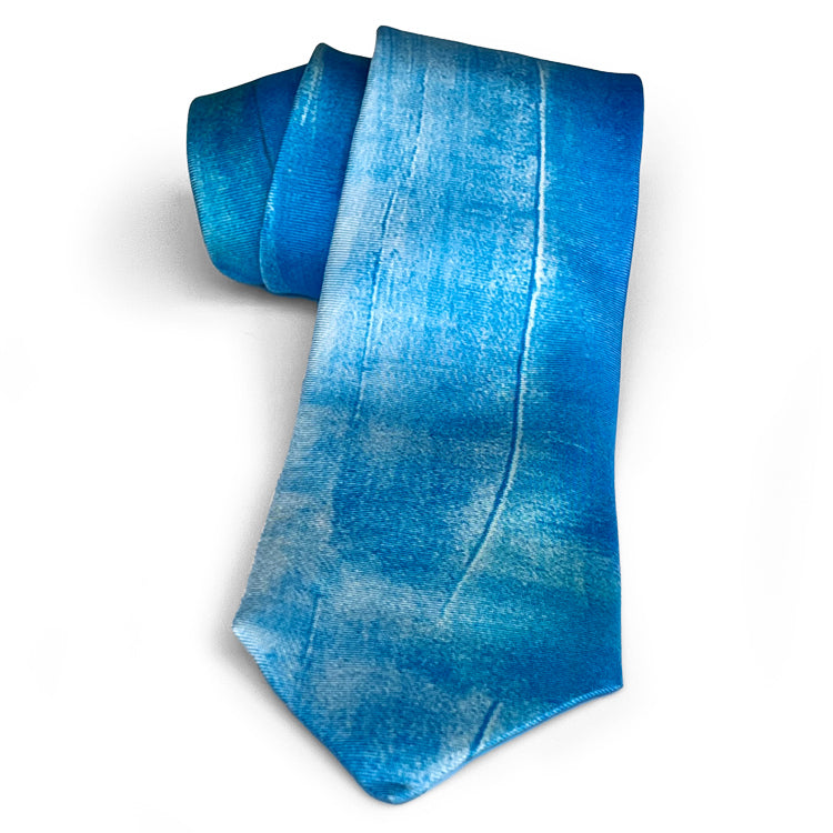 Art Print Necktie<span>Midnight Dream Blue Sky on Silk Twill</span>