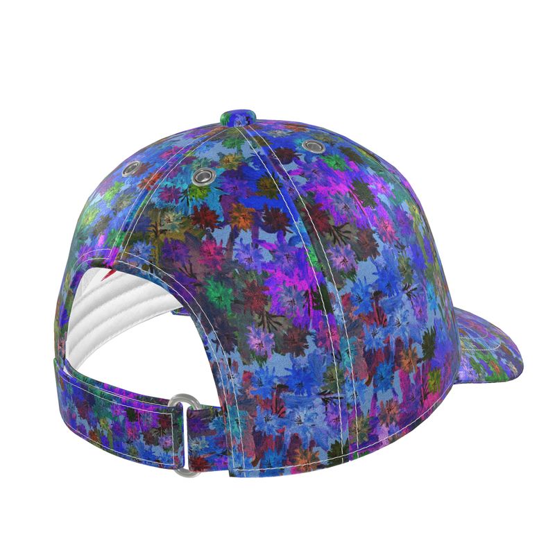 The Uncommon Cap <span>Floral Spray Blue on Silk or Cotton</span>